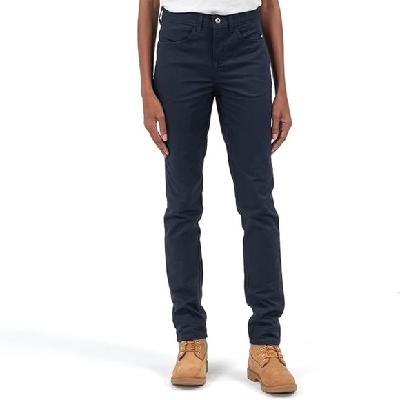 Dickies Denim - Dickies Women's Dark Blue Straight Leg Pant